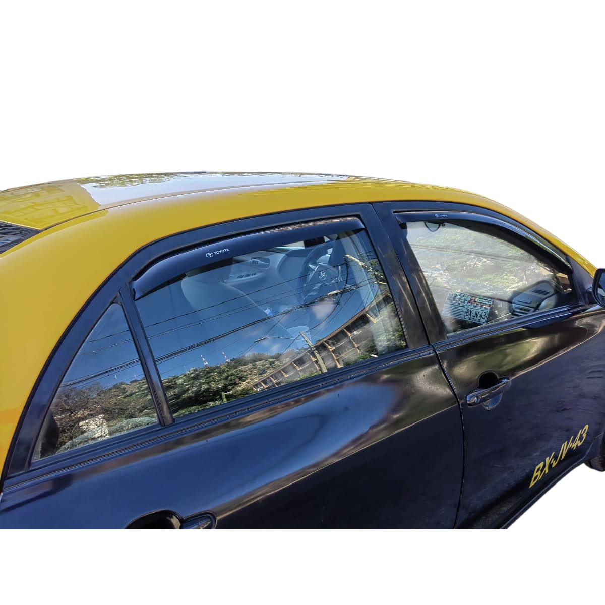 Set De Aletas Botaaguas Toyota Corolla 2008 - 2013 - Imagen 2