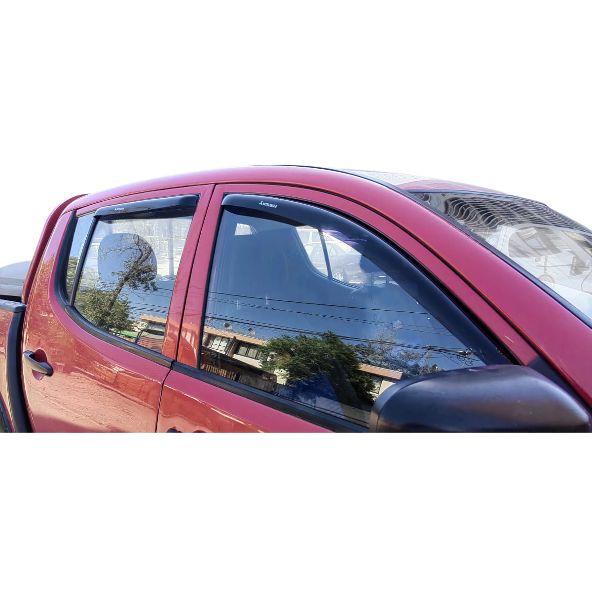 Set De Aletas Botaaguas Mitsubishi L200 2007 - 2015 - Imagen 4