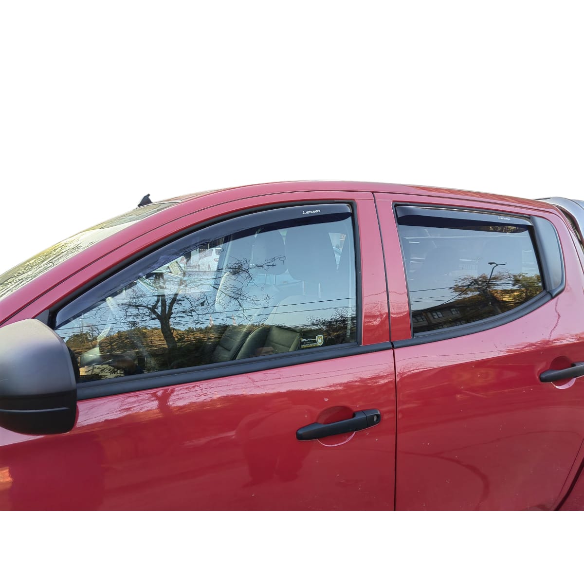 Set De Aletas Botaaguas Mitsubishi L200 2007 - 2015 - Imagen 3