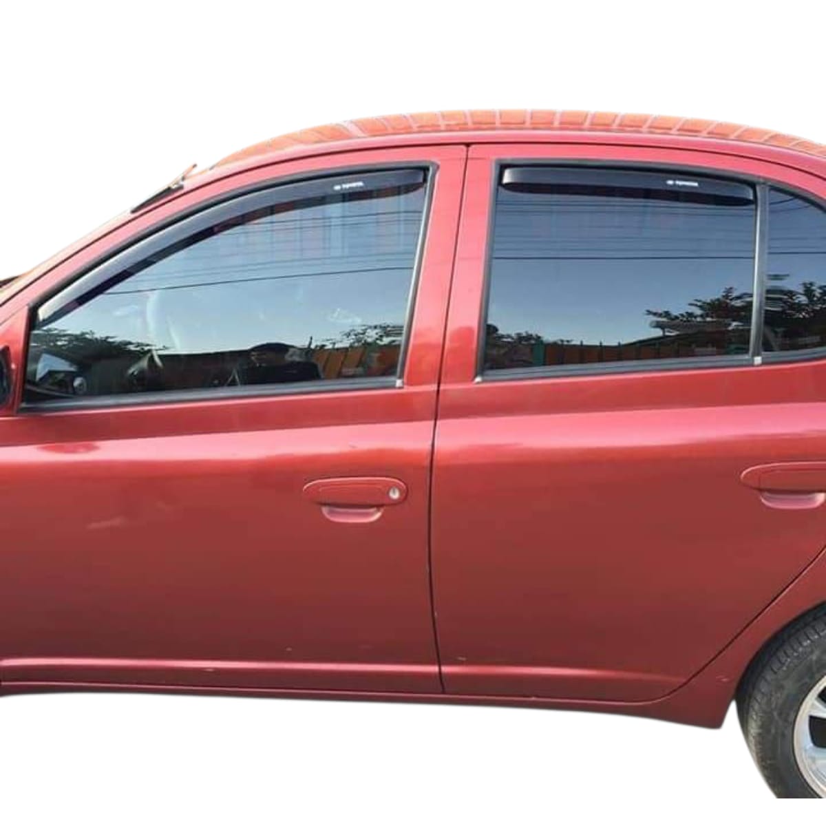 Set De Aletas Botaaguas Toyota Yaris Ecco 2000 - 2006 - Imagen 4