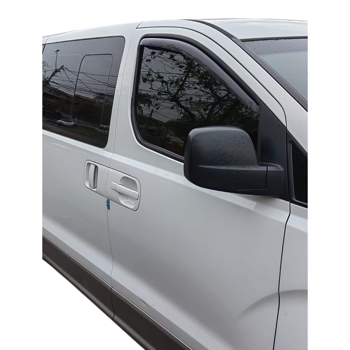 Set De Aletas Botaaguas Hyundai H1 2008 - 2019 - Imagen 4