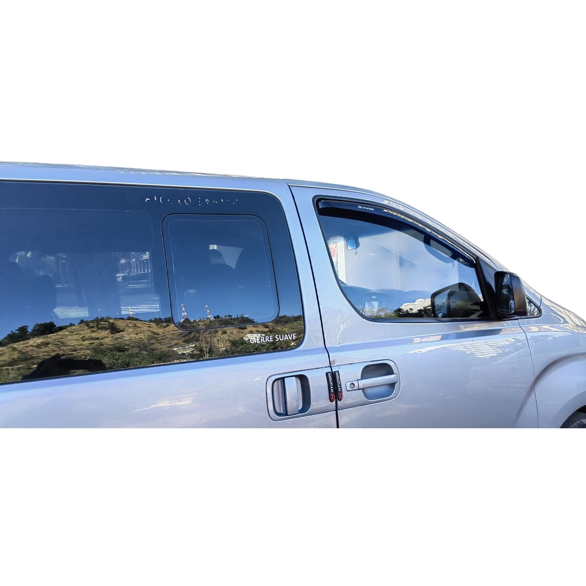 Set De Aletas Botaaguas Hyundai H1 2008 - 2019 - Imagen 3