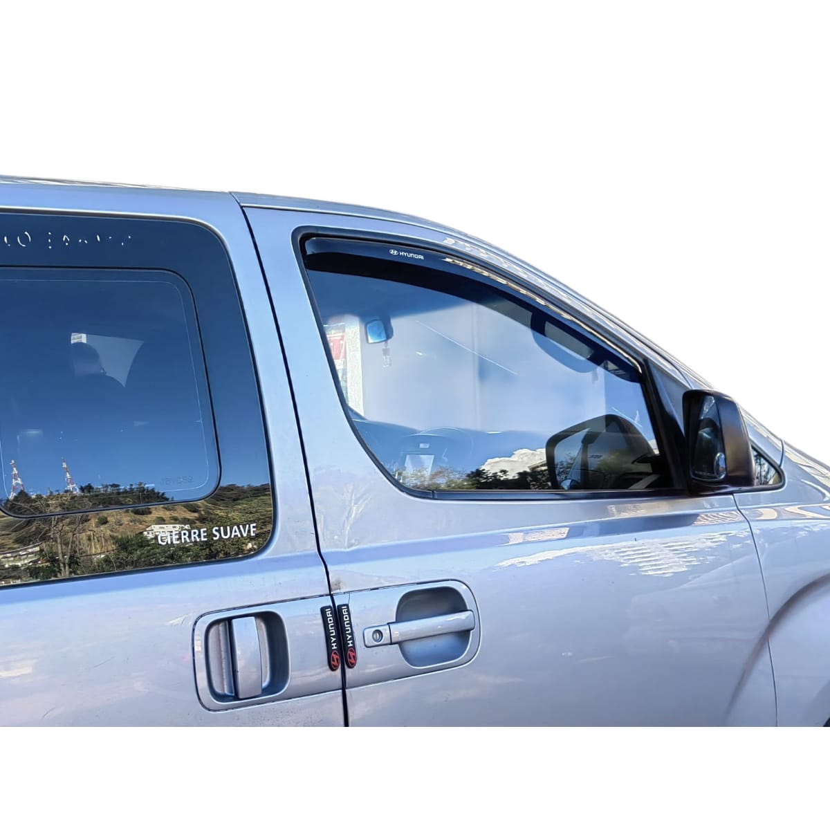 Set De Aletas Botaaguas Hyundai H1 2008 - 2019 - Imagen 2