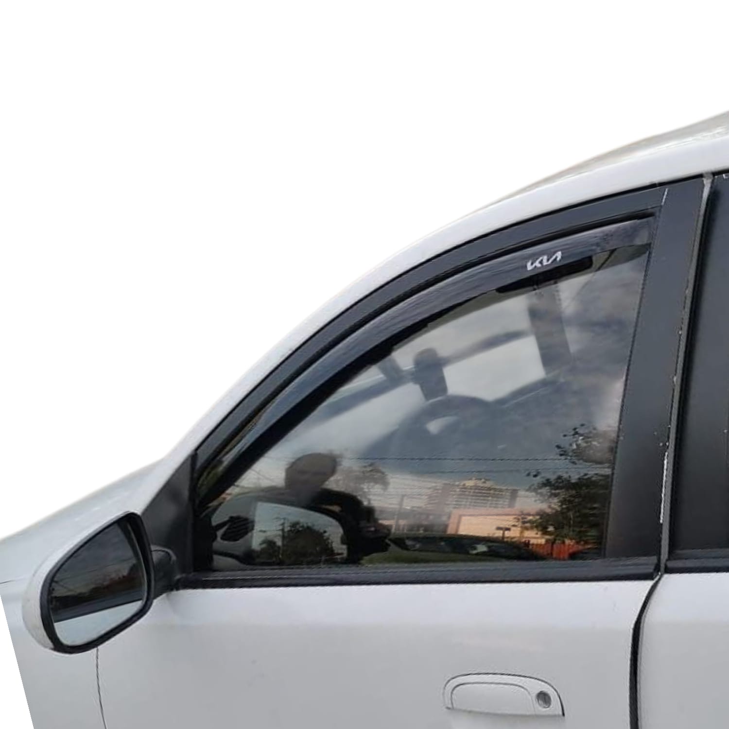 Set De Aletas Botaaguas Kia Rio Jb 2007 - 2011 - Imagen 2