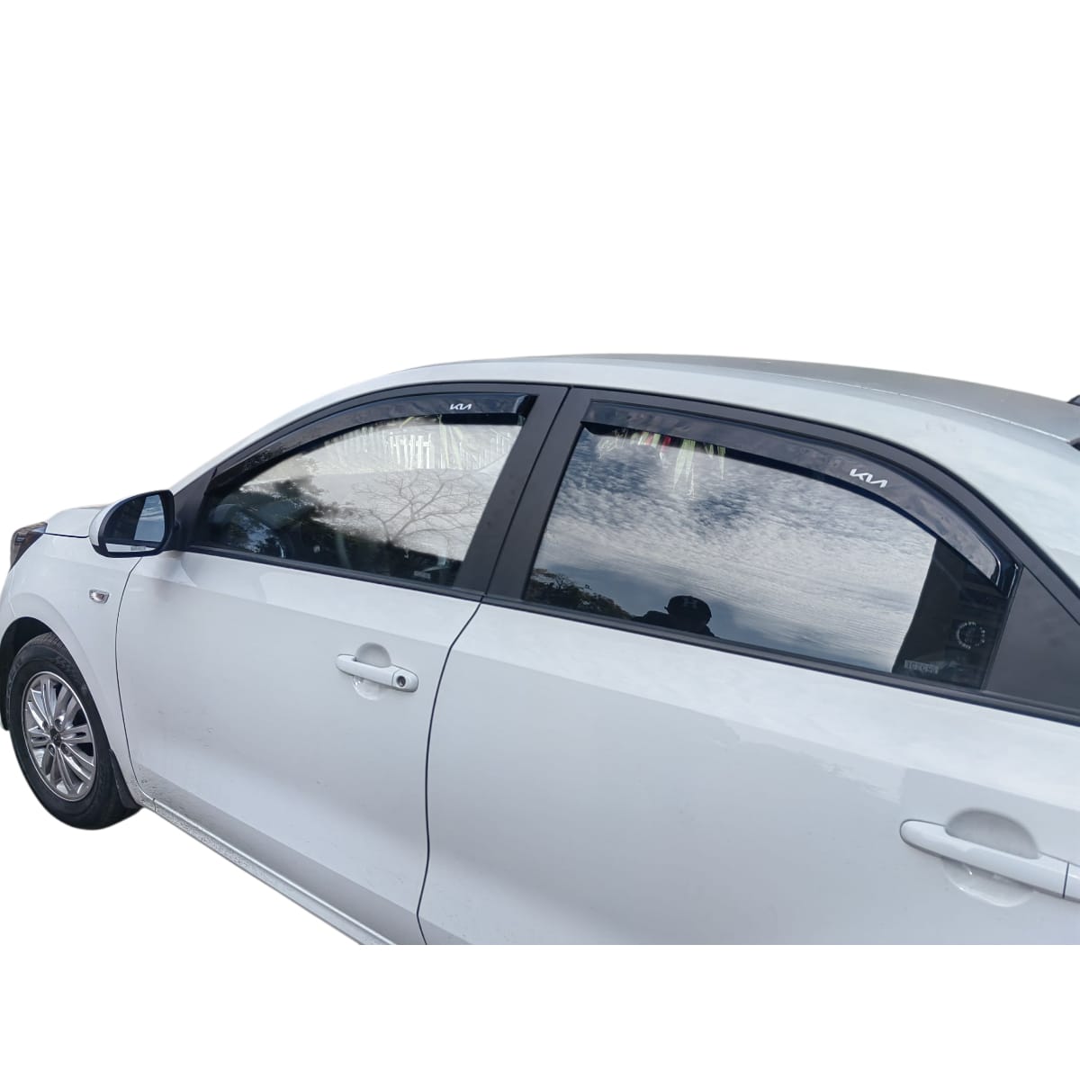 Set De Aletas Botaaguas Kia Soluto 2024 - - Imagen 2