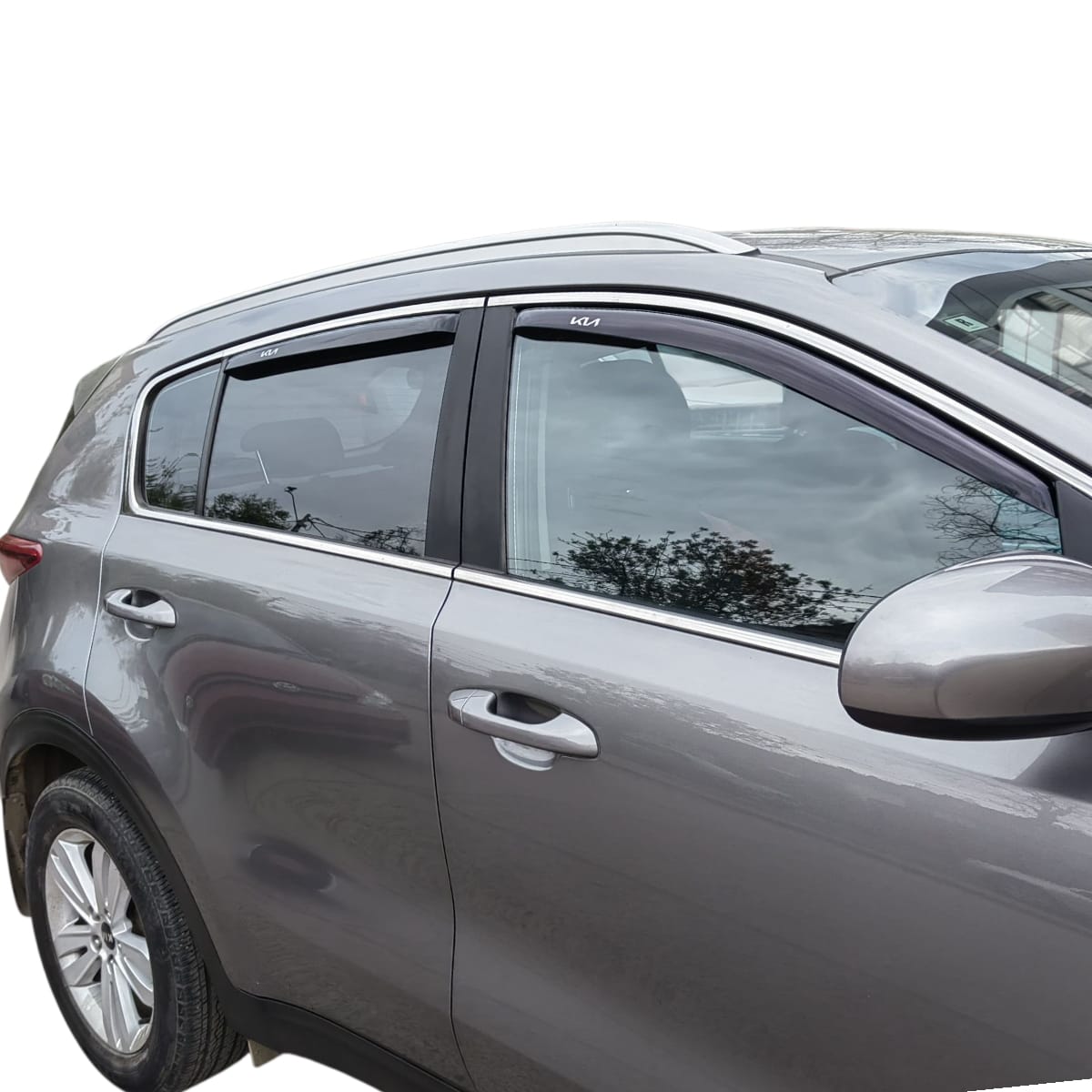 Set De Aletas Botaaguas Kia Sportage 2013 - 2019 - Imagen 3