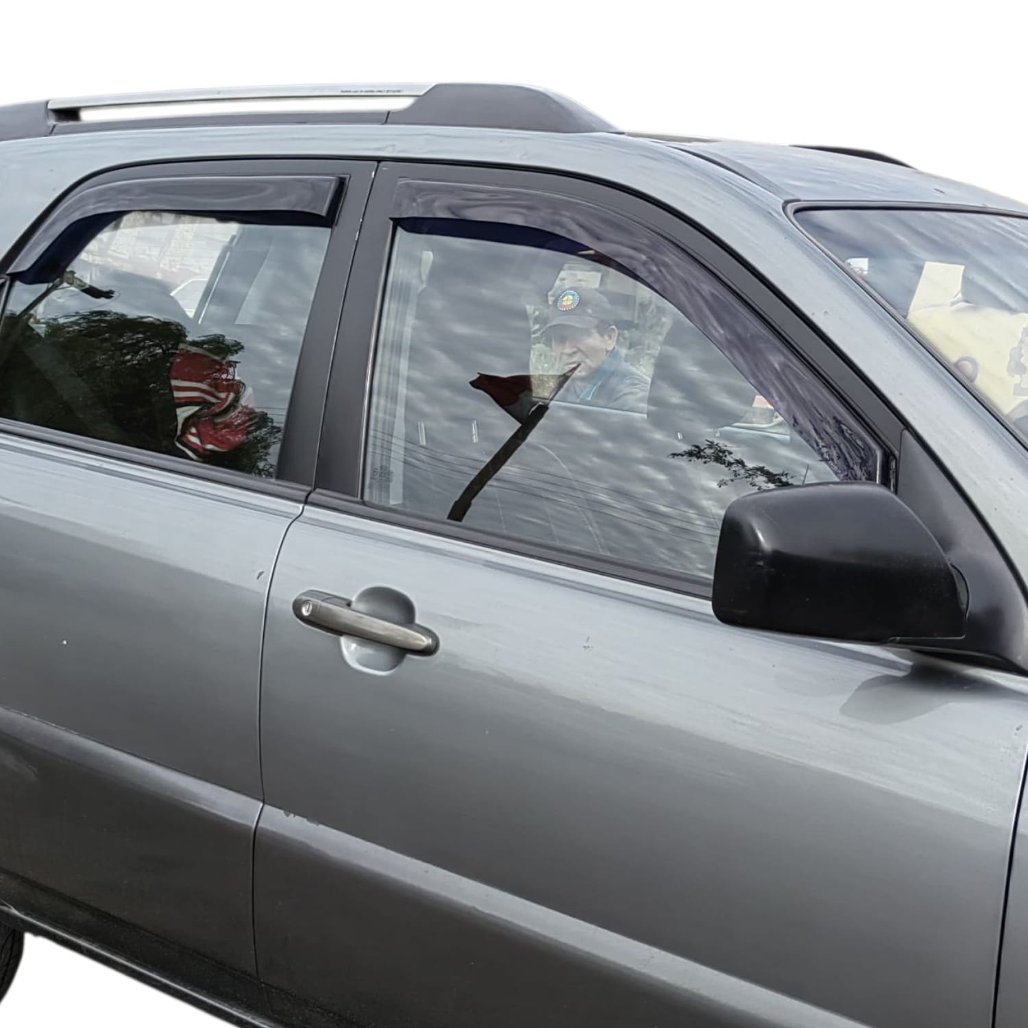 Set De Aletas Botaaguas Kia Sportage Pro 2004 - 2010