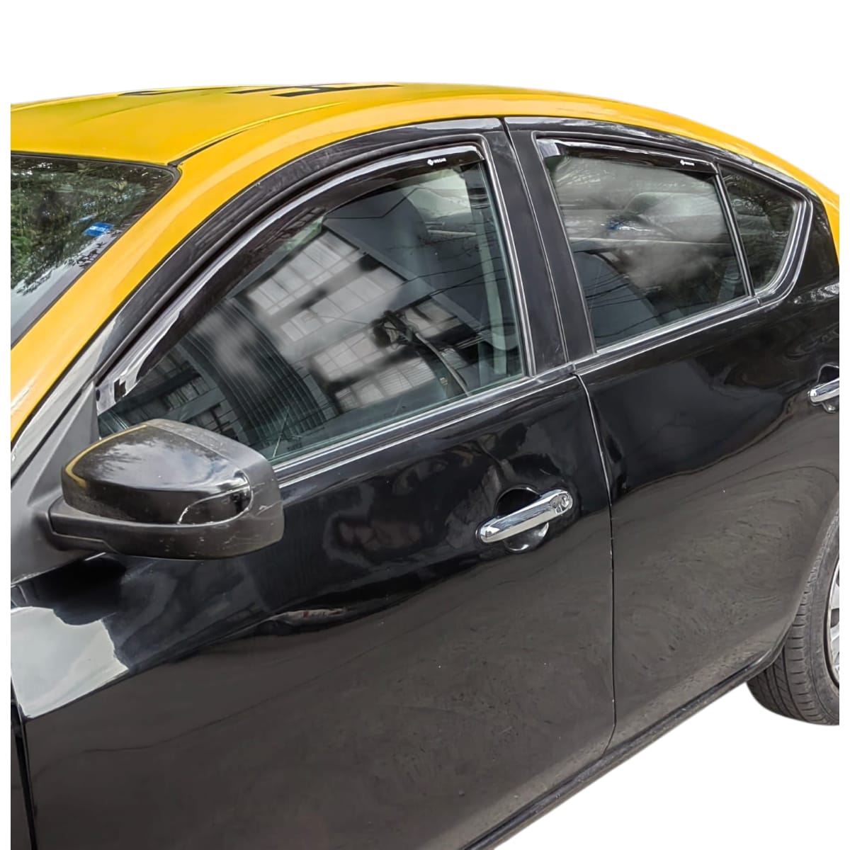 Set De Aletas Botaaguas Nissan Versa2012 - 2020 - Imagen 2