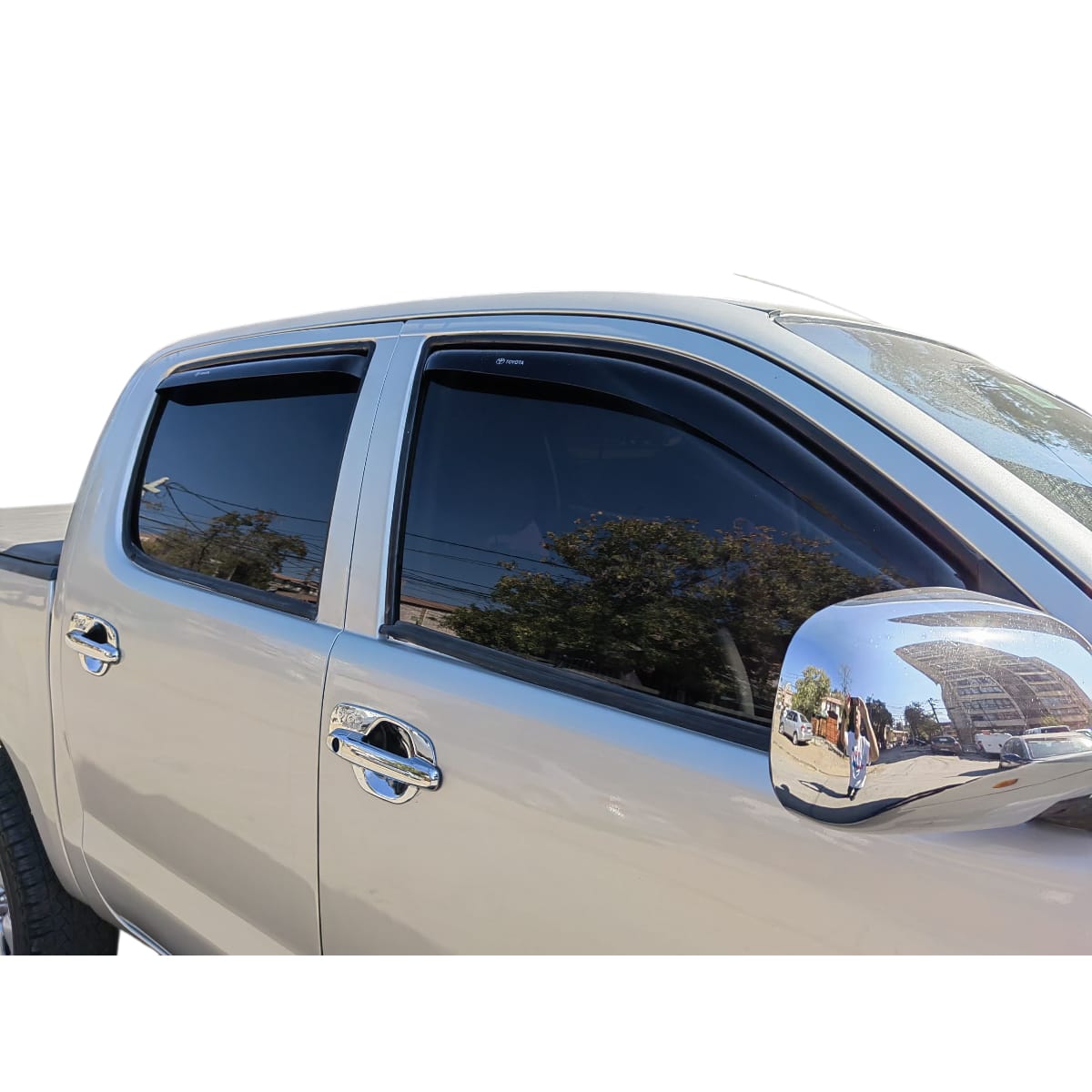 Set De Aletas Botaaguas Toyota Hilux 2006 - 2015