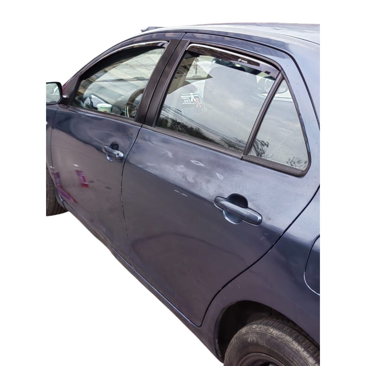 Set De Aletas Botaaguas Toyota Yaris 2007 - 2013 - Imagen 4