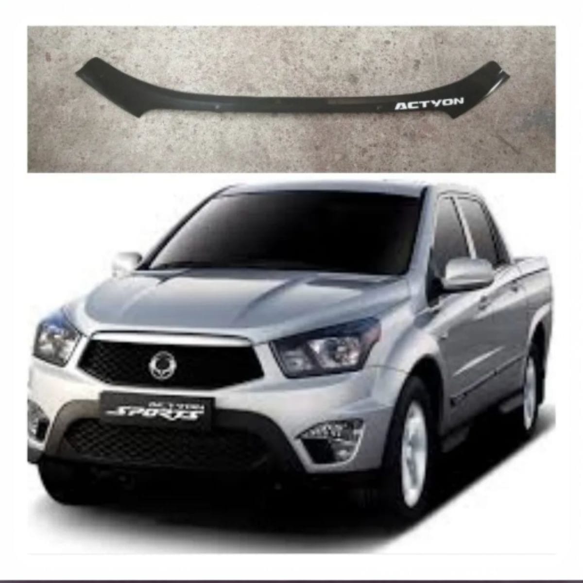 Deflector De Capot Acrilico SsangYong Actyon Sport - Imagen 3