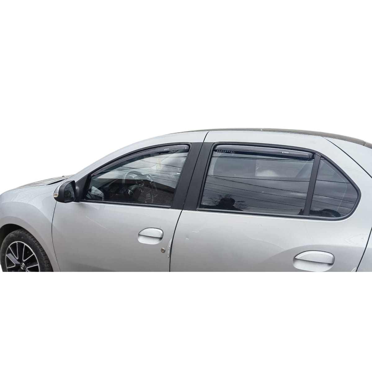 Set De Aletas Botaaguas Renaul Symbol - Imagen 2