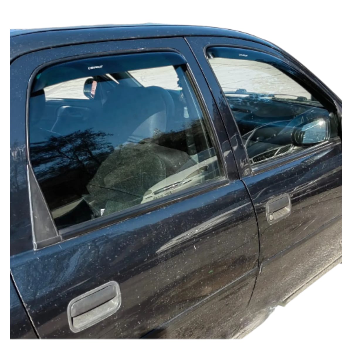 Set De Aletas Botaaguas Chevrolet Corsa 4p - Imagen 2