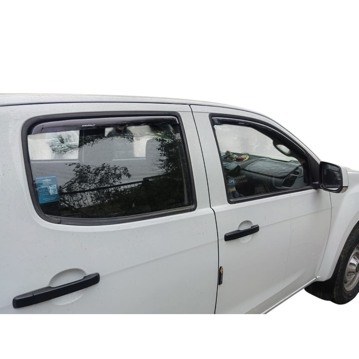 Set De Aletas Botaaguas Chevrolet D-max 2015 - 2020 - Imagen 4