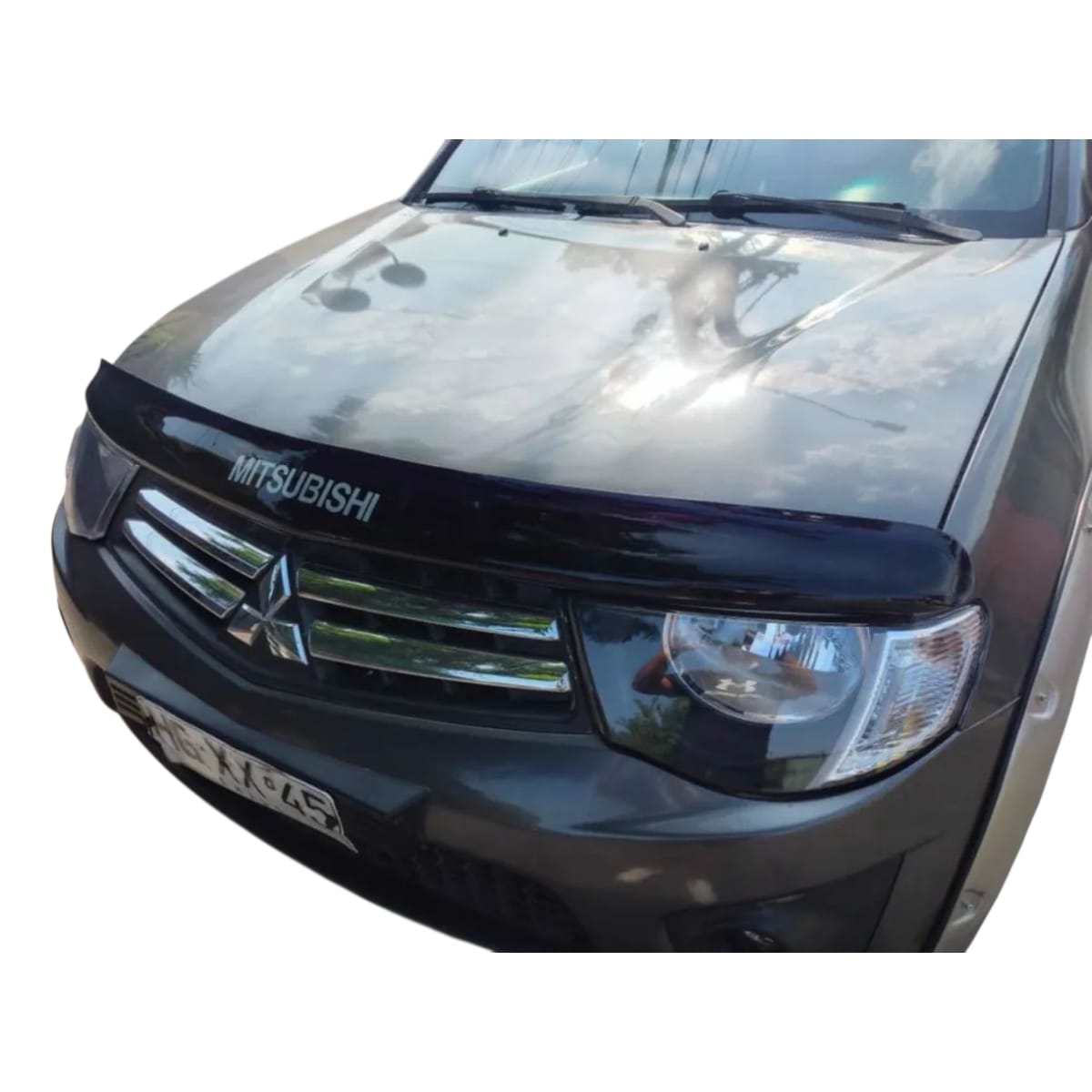 Deflector De Capot Acrilico Mitsubishi L200 2007 - 2015 - Imagen 2