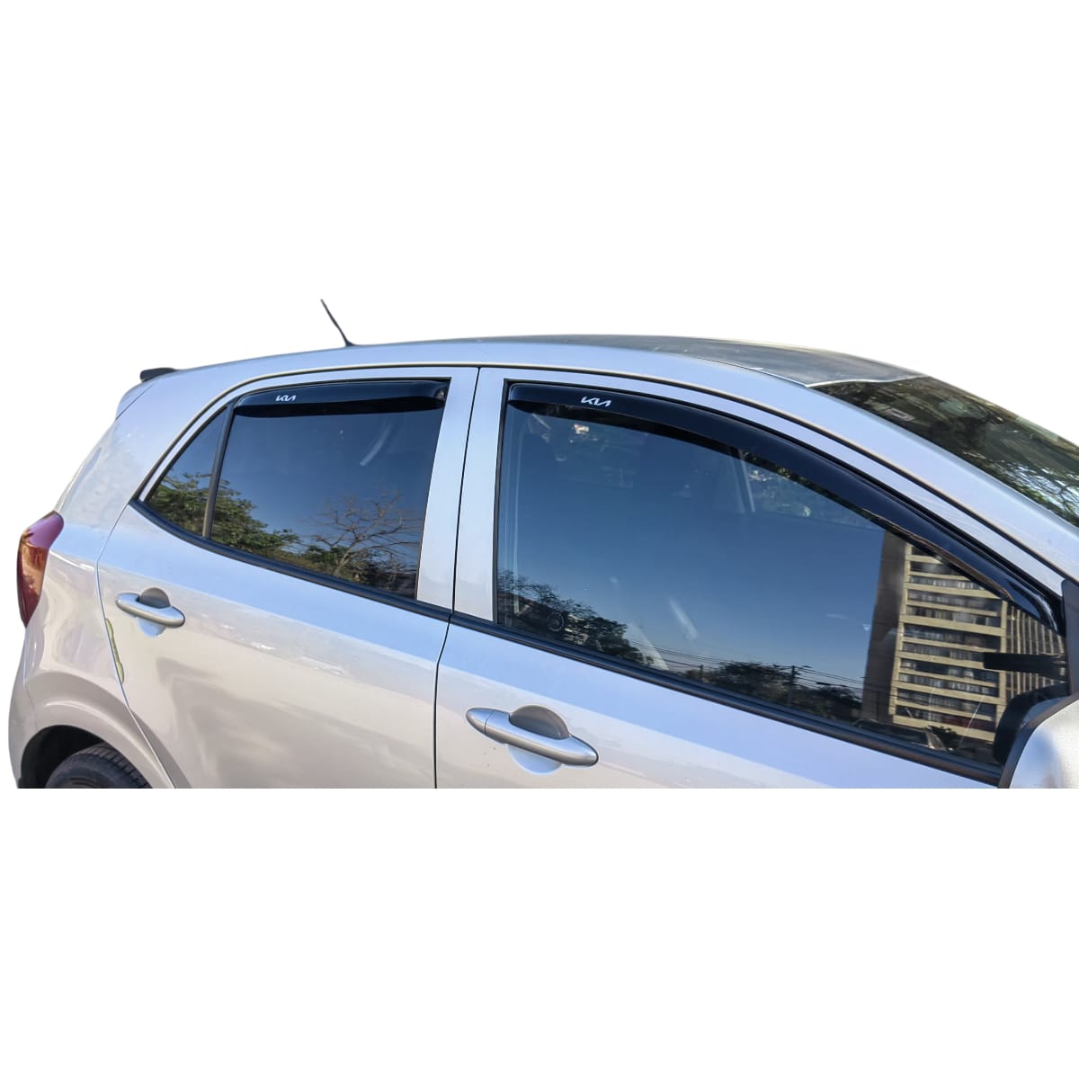 Set De Aletas Botaaguas Kia Morning 2018 - 2023 - Imagen 2